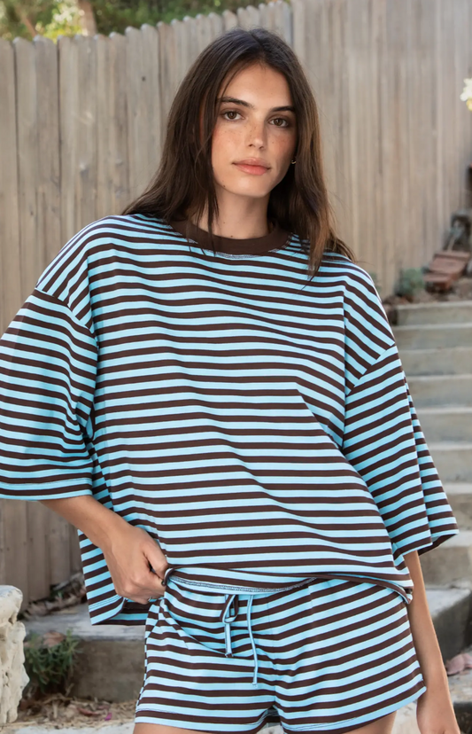 Marlowe striped top