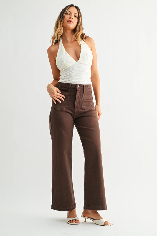 Cocoa Patch Pocket Denim