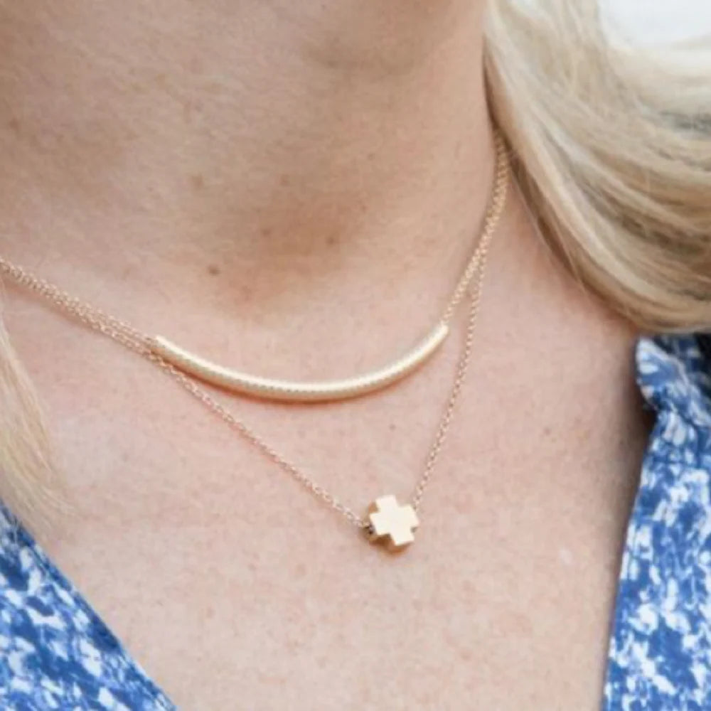 enewton 16" necklace - Bliss Bar Gold