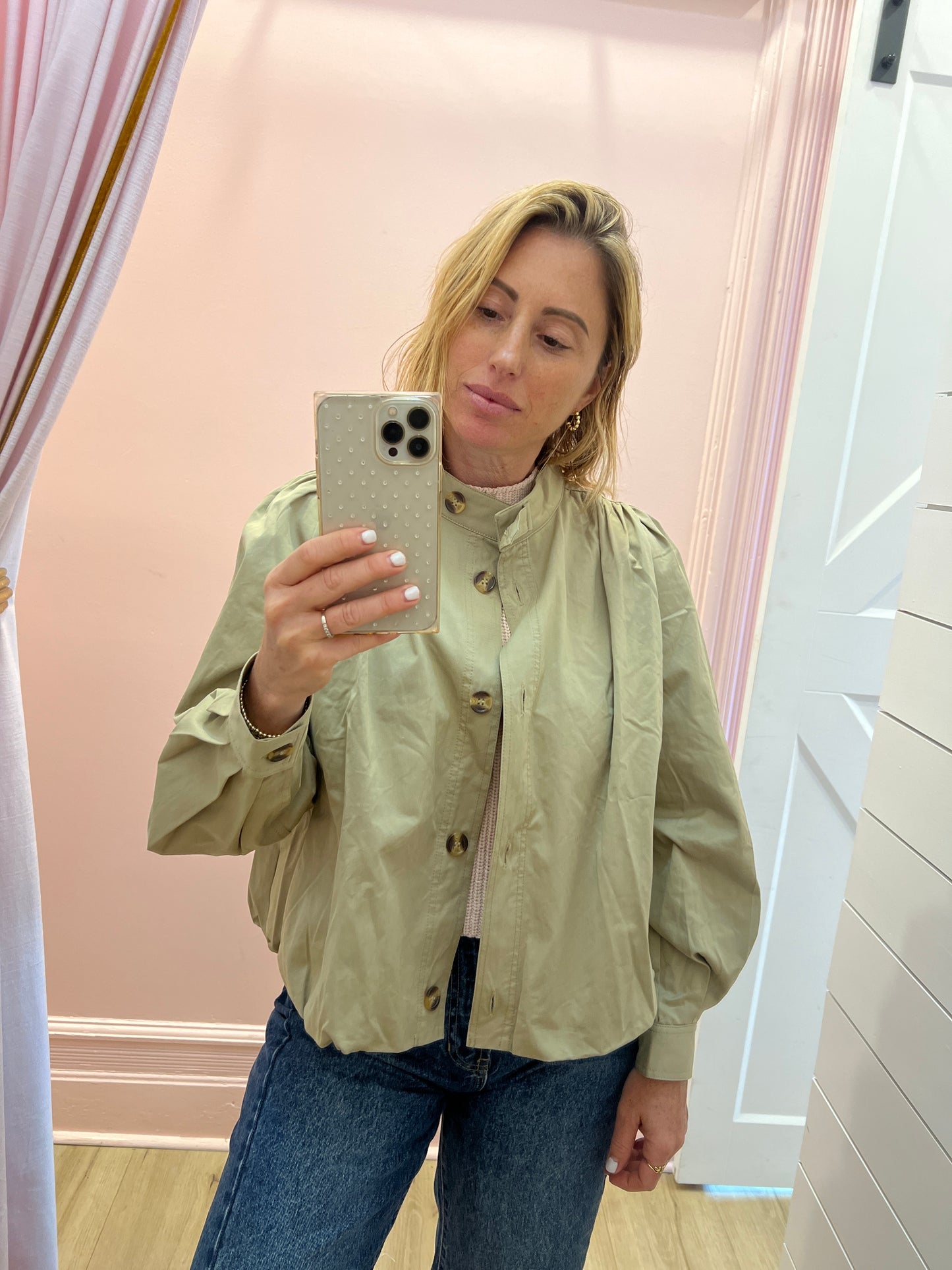 Bubble Hem Jacket