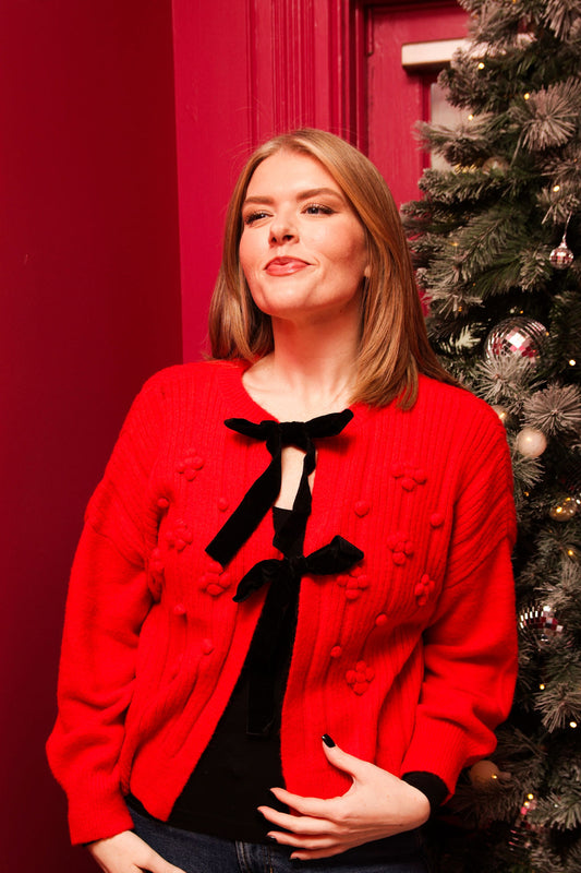 The Velvet Bow Sweater