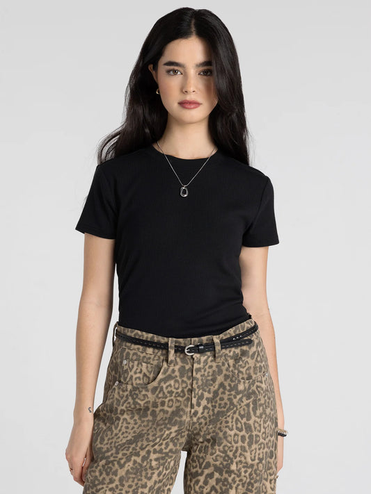 Annie Ribbed Tee