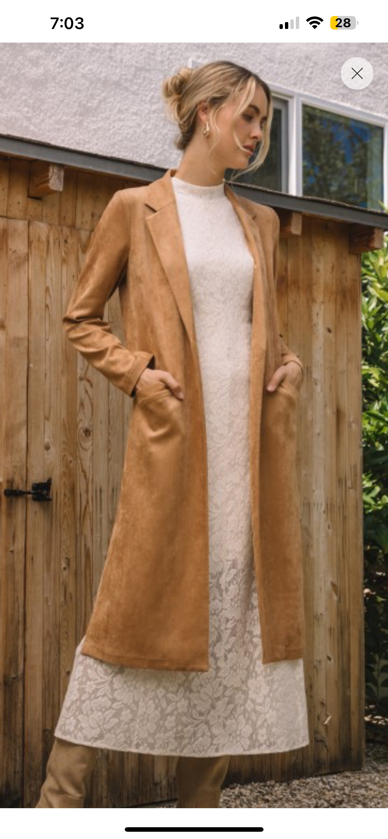 Dallas Suede Duster- Preorder Now!