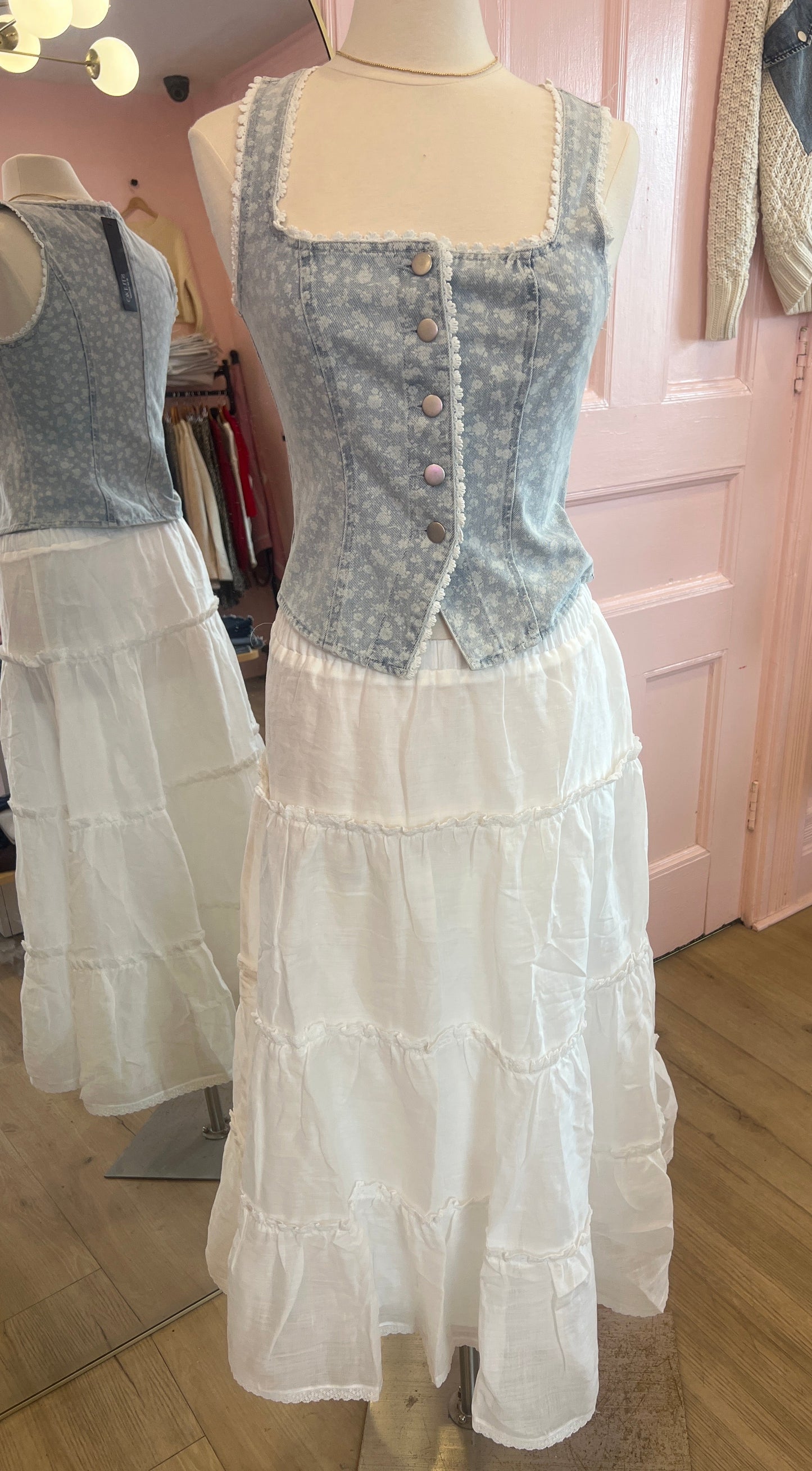 Paige Tiered Maxi Skirt