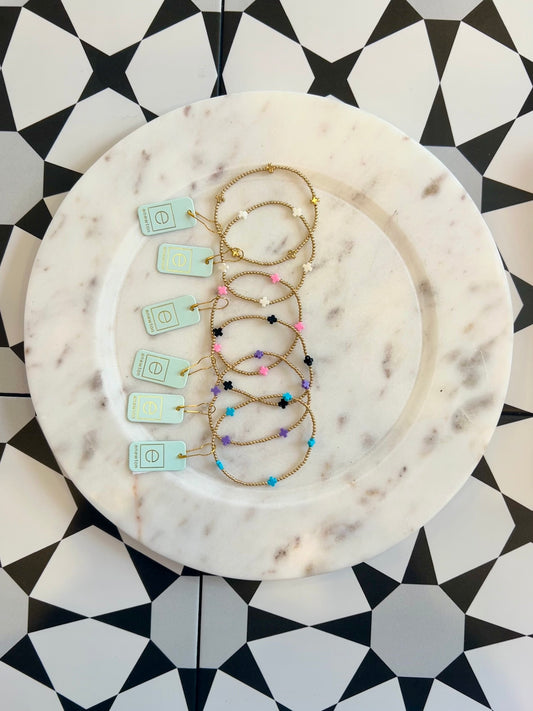 enewton signature small cross bracelet- 2mm