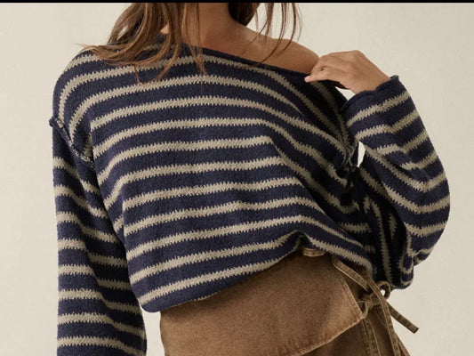 Everly Striped Top