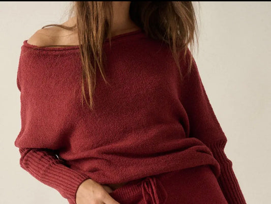 Mulberry Off The Shoulder Top