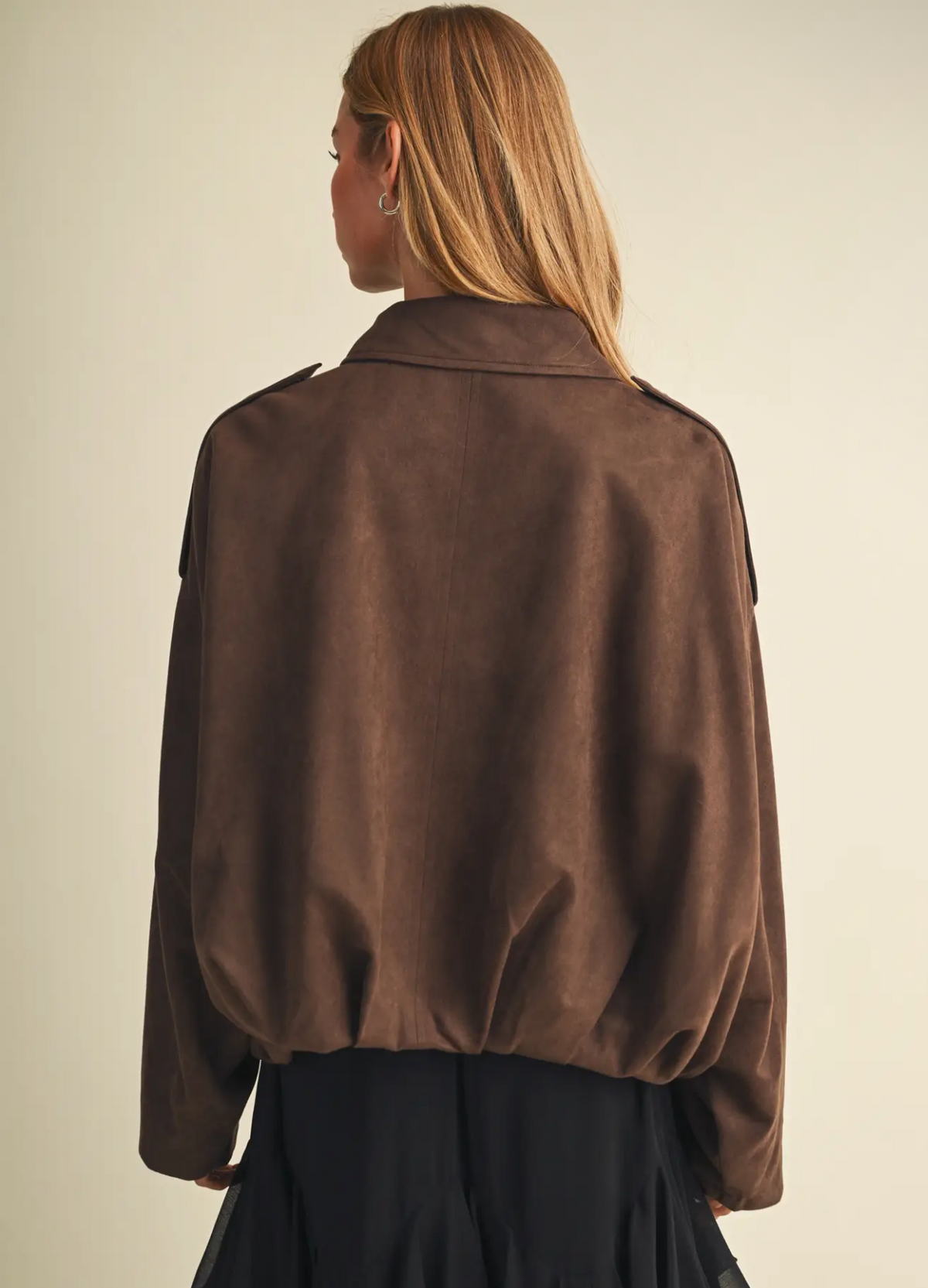 Statement in Suede Jacket