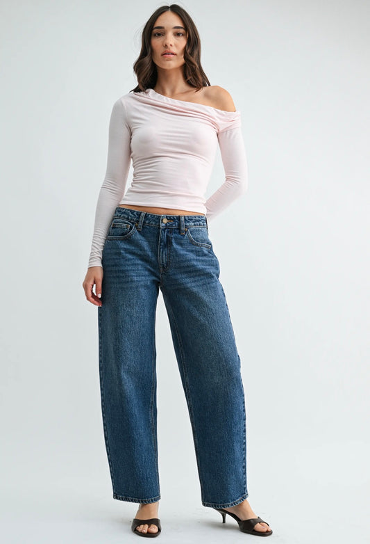My First Rodeo- Slight Barrel Straight Denim