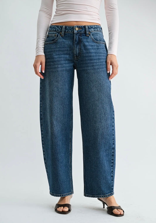 My First Rodeo- Slight Barrel Straight Denim