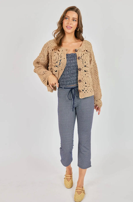 Sienna Hand-Knit Cardigan