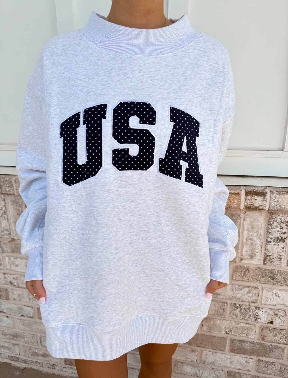 USA Mockneck Sweatshirt