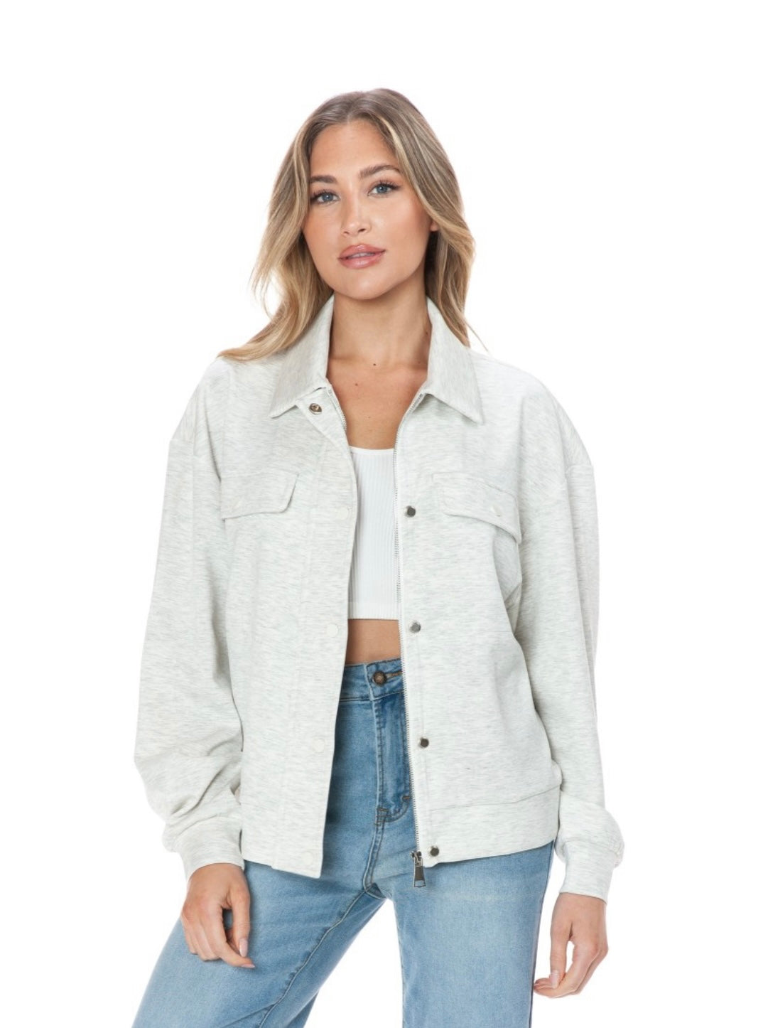 Second Skin Snap Front Jacket