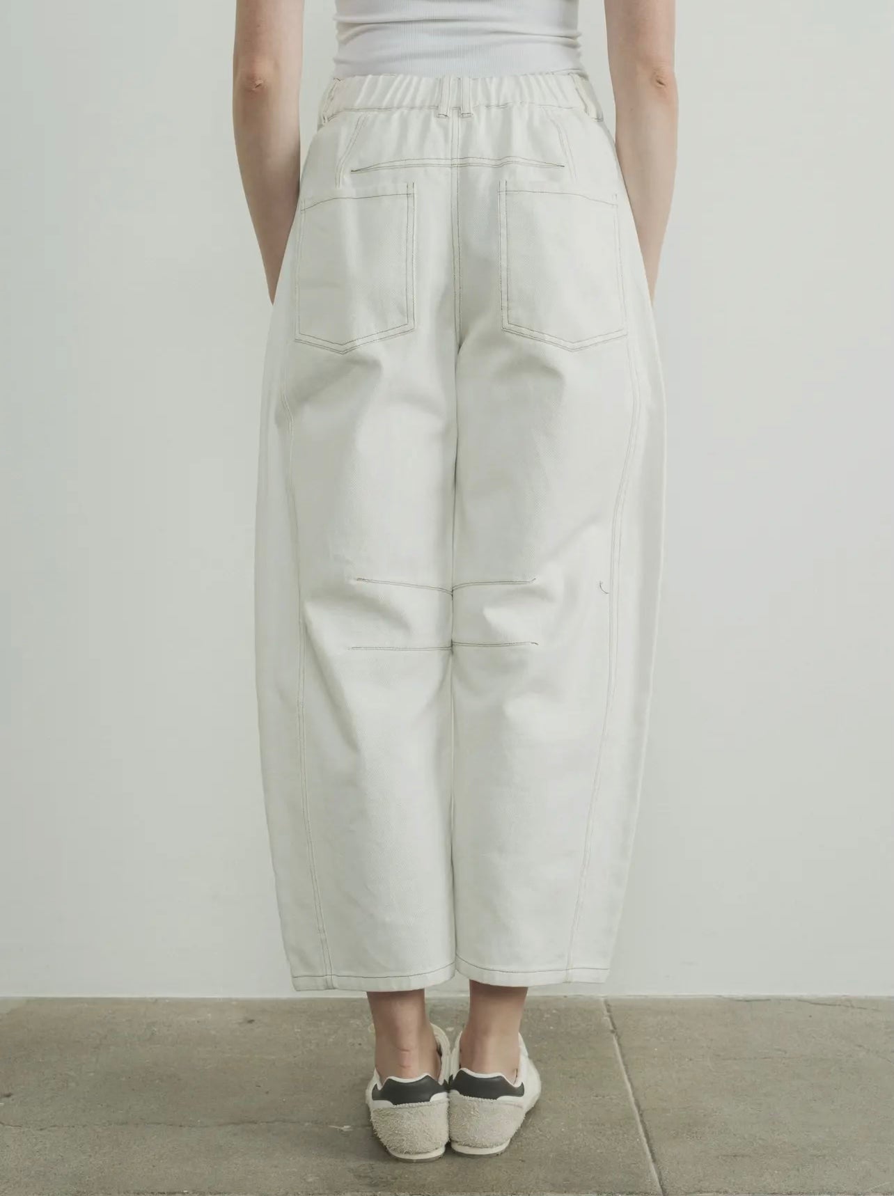 Darted Barrel Denim