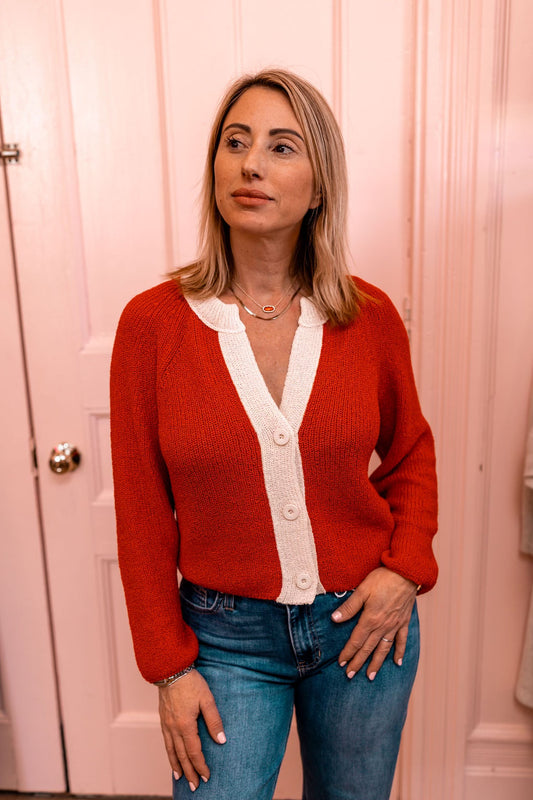 Promise Me Contrast Cardigan