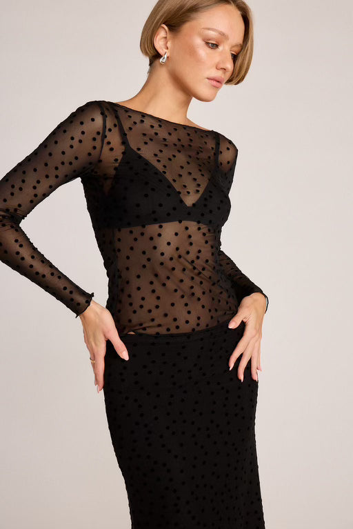 Emma Polka Dot Long Sleeve