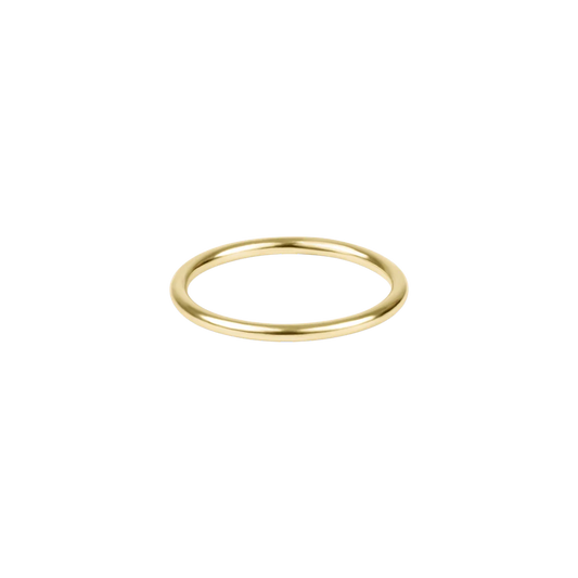 enewton classic gold thin band ring