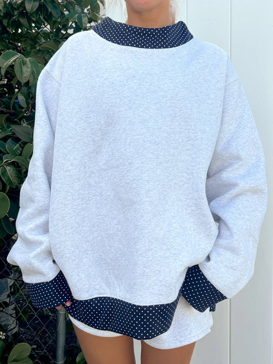 Peekaboo Polka Dot Sweatshirt