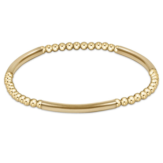 enewton Bliss Bar Pattern Gold 3mm