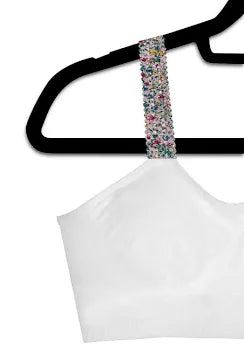 Strap its one size bra Vintage boho flowers