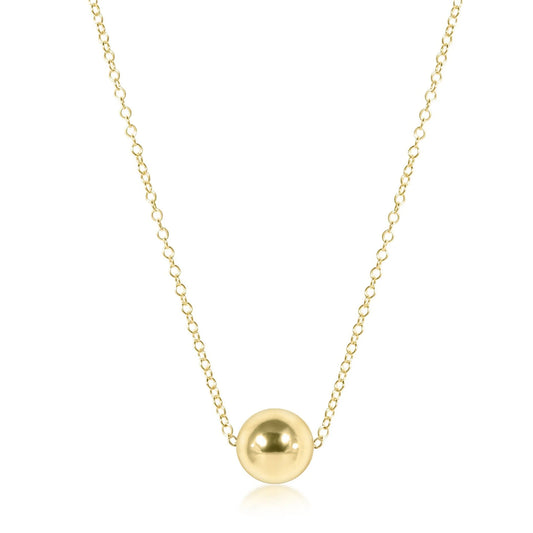 enewton 16" necklace classic gold bead 8mm