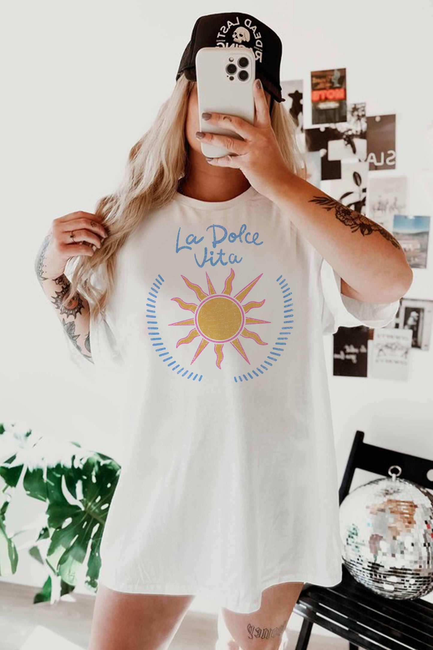 LA DOLCE VITA OVERSIZED TEE