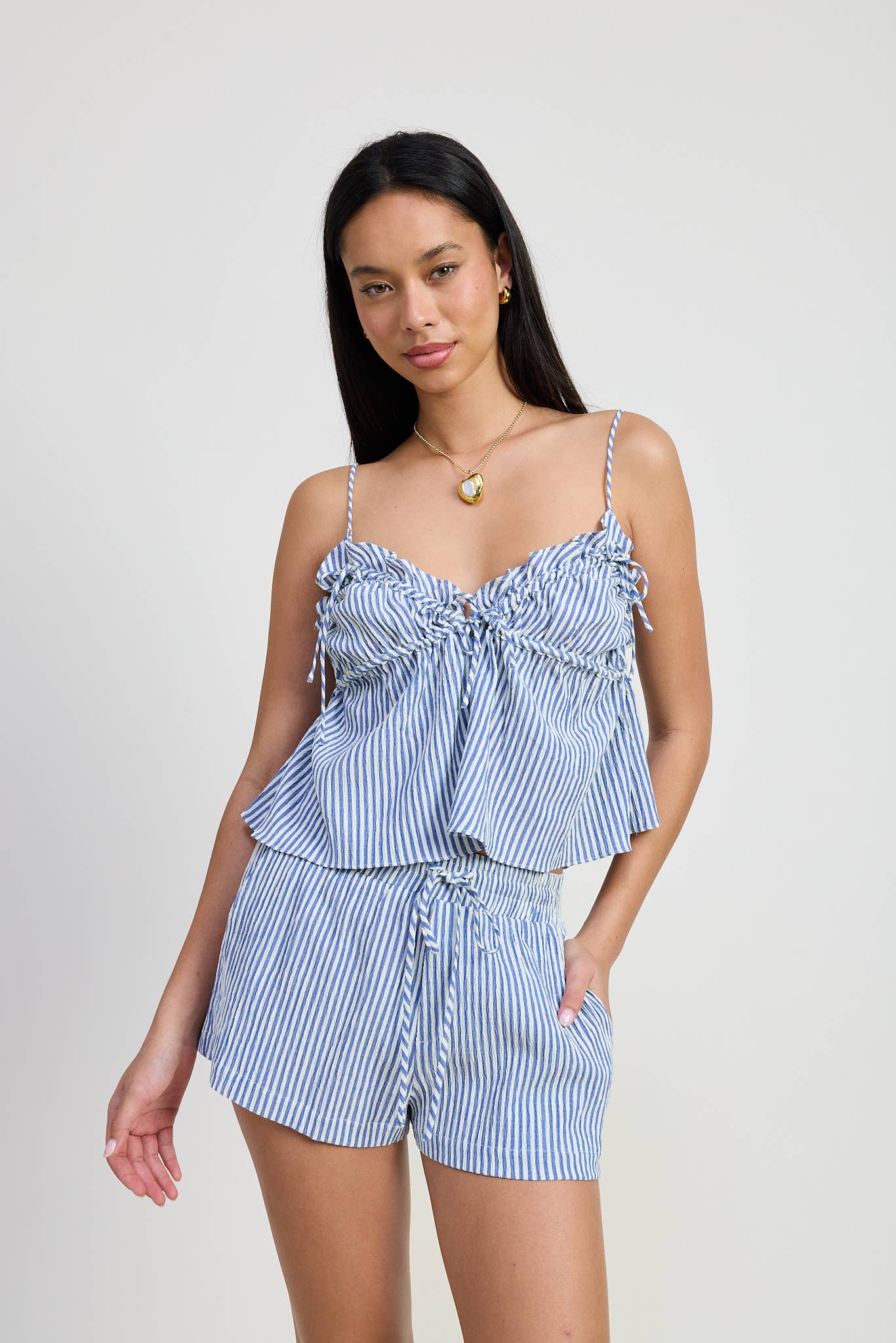 Seersucker Top