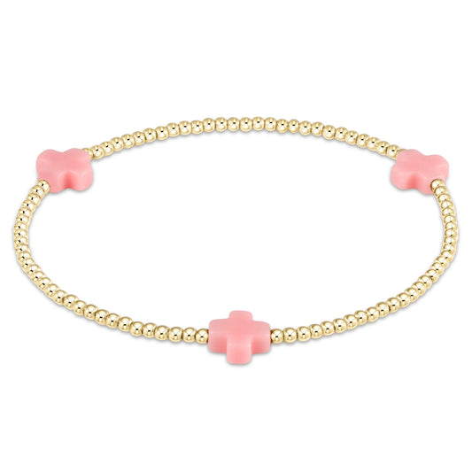 enewton signature small cross bracelet- 2mm