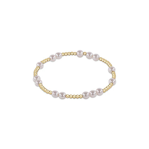 enewton hope unwritten 5mm bead bracelet - pearl