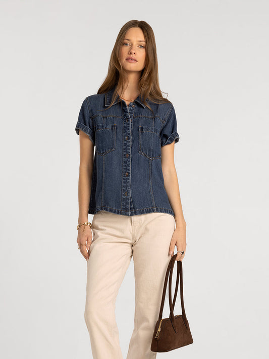 Sutton Denim Button Down