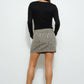 LEOPARD PRINT MINI SKIRT