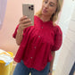 Gia Eyelet Blouse
