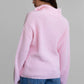 Peony Zip Sweater