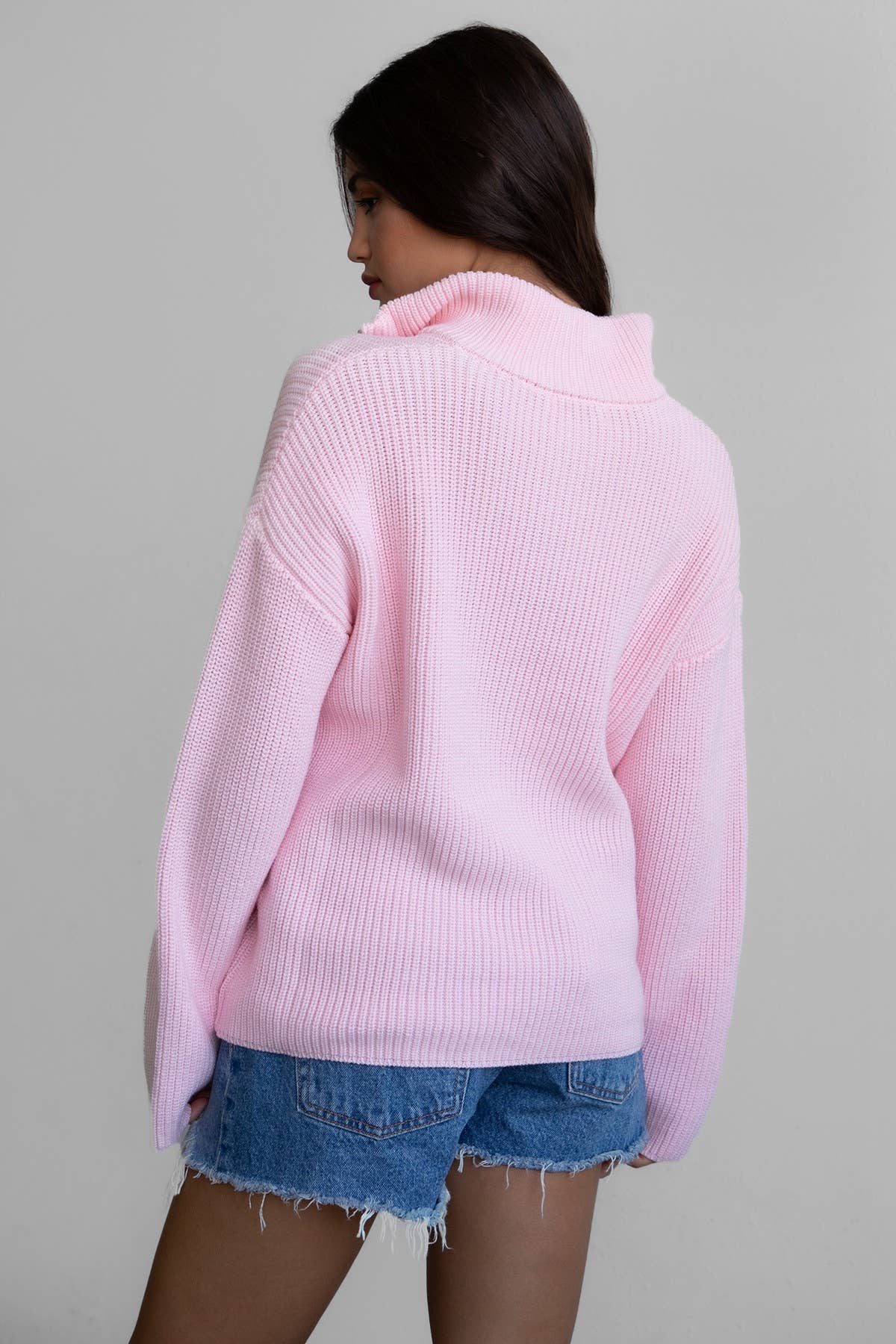 Peony Zip Sweater