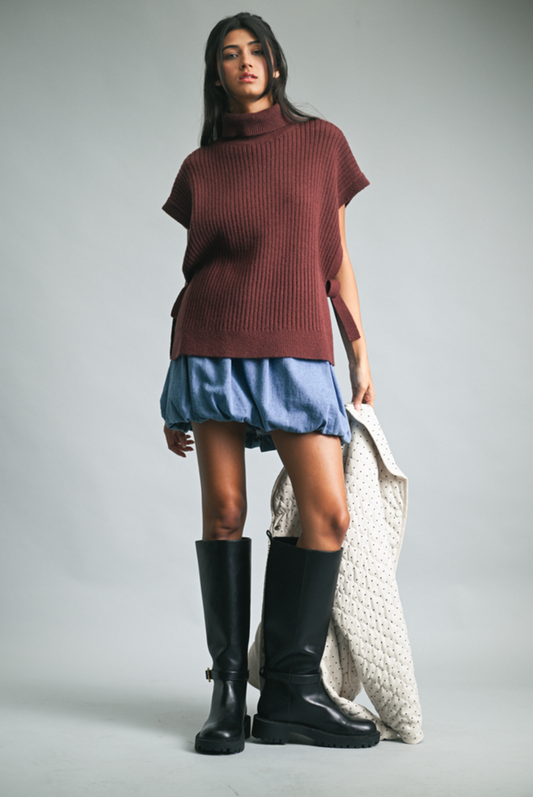Side Ties Sweater