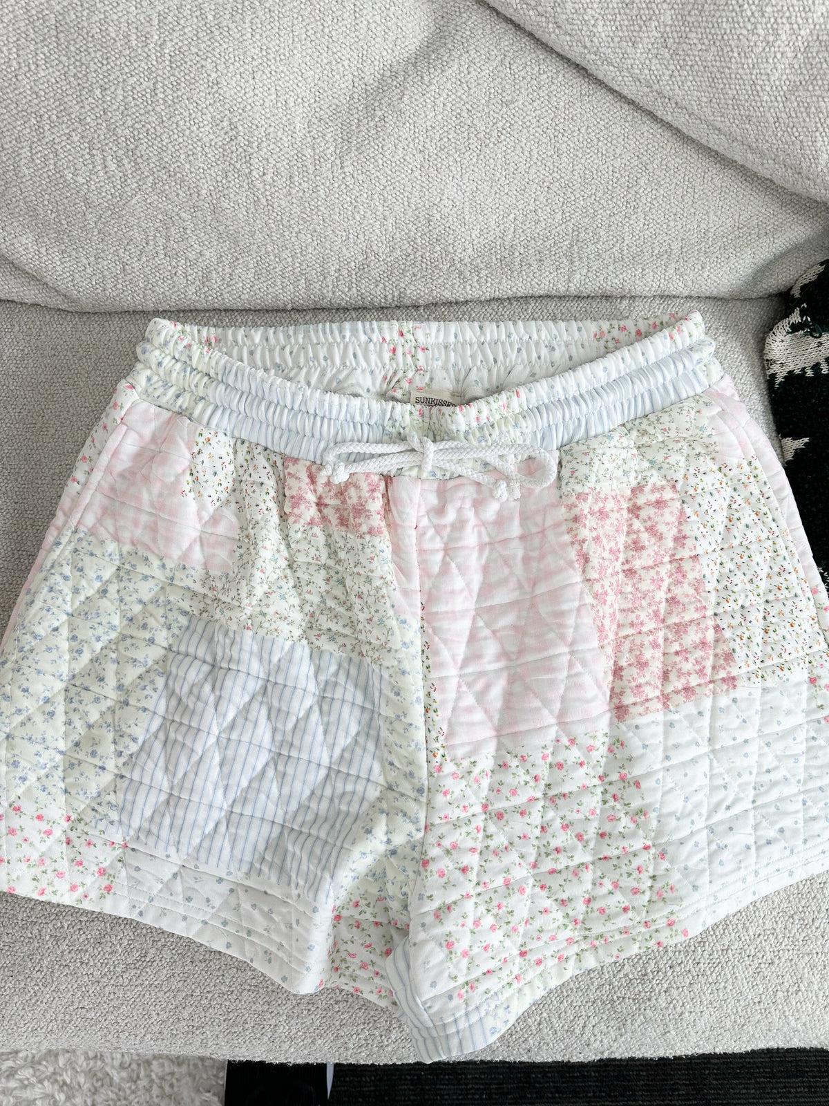 Quilted Patchwork shorts
