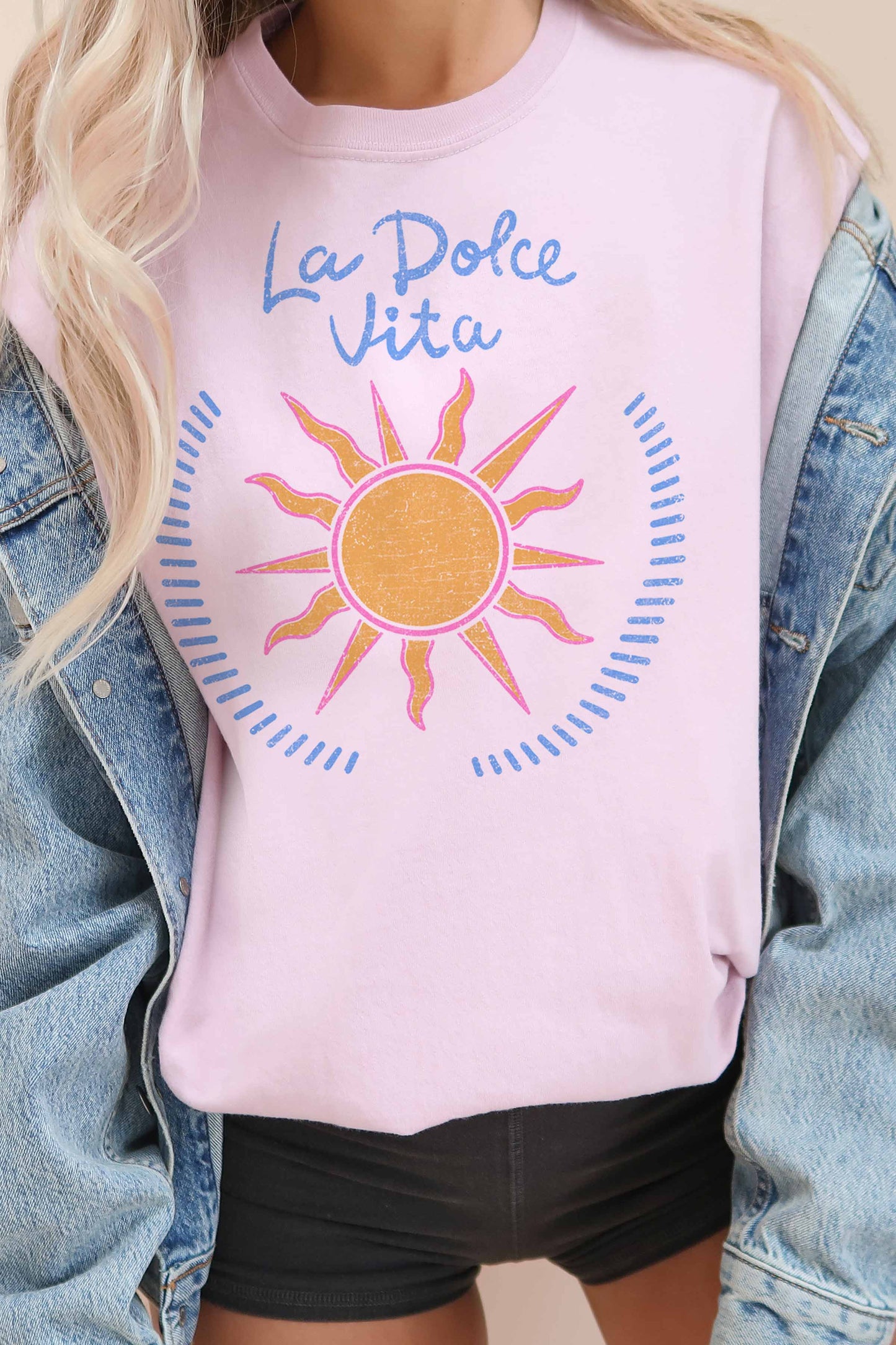 LA DOLCE VITA OVERSIZED TEE