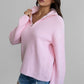 Peony Zip Sweater