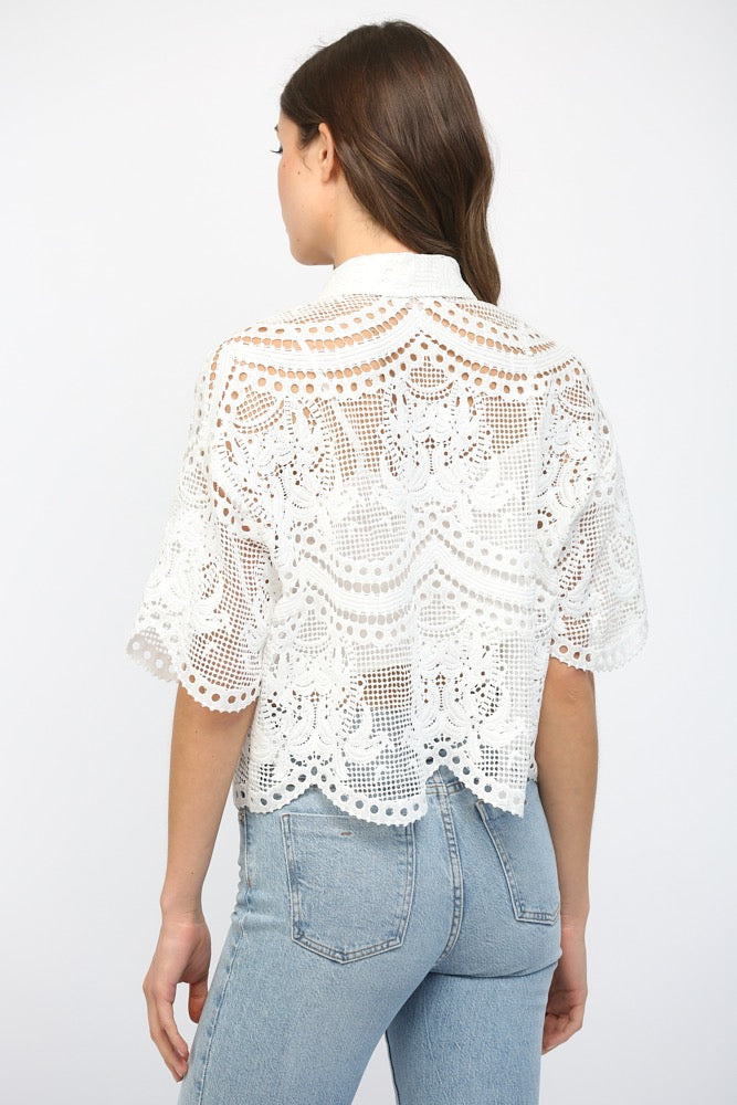 Amelia Lace Blouse