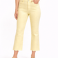 Scalloped Kick Flare Butter Yellow
