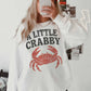 A LITTLE CRABBY OVERSIZED SWEATSHIRT