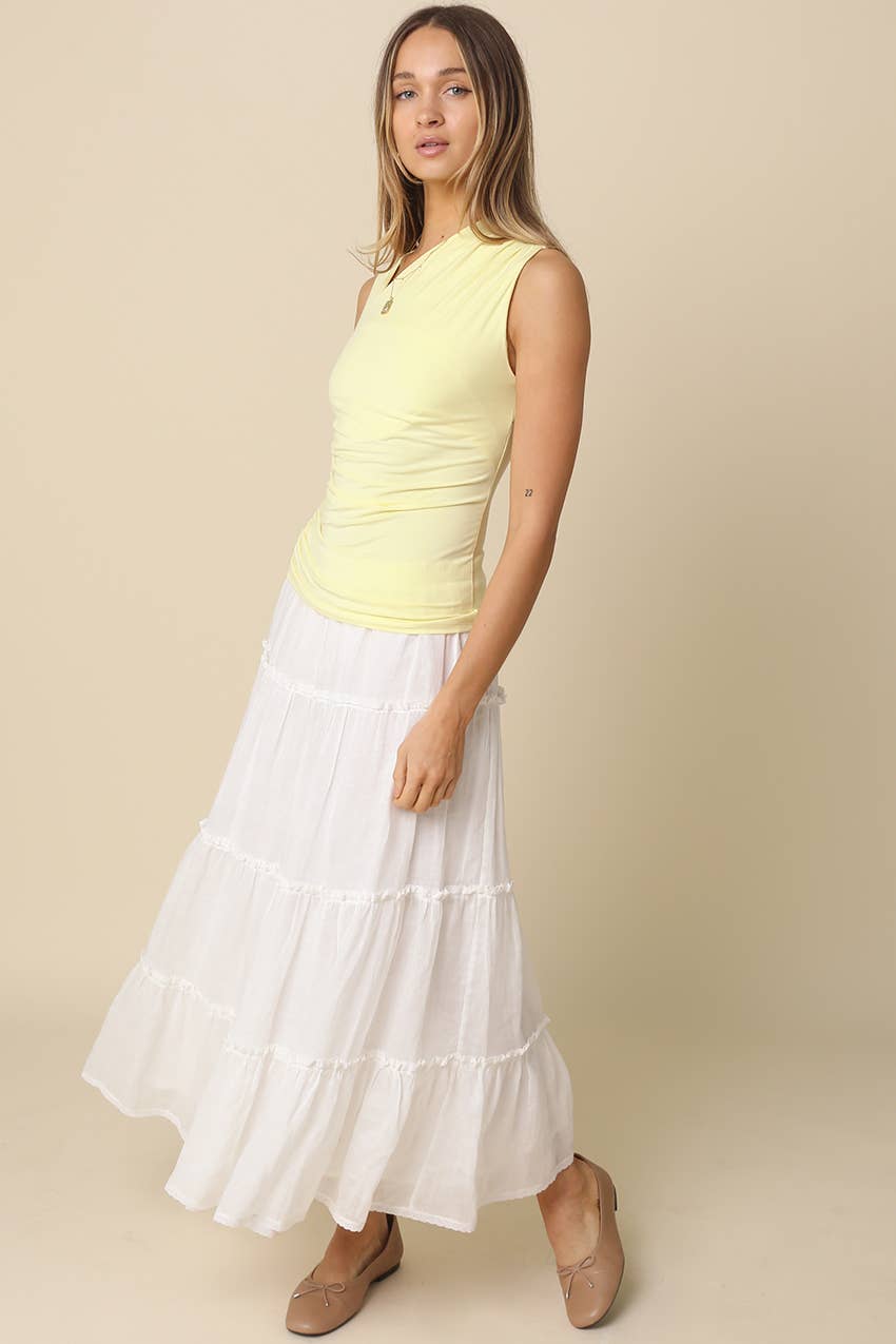 Paige Tiered Maxi Skirt