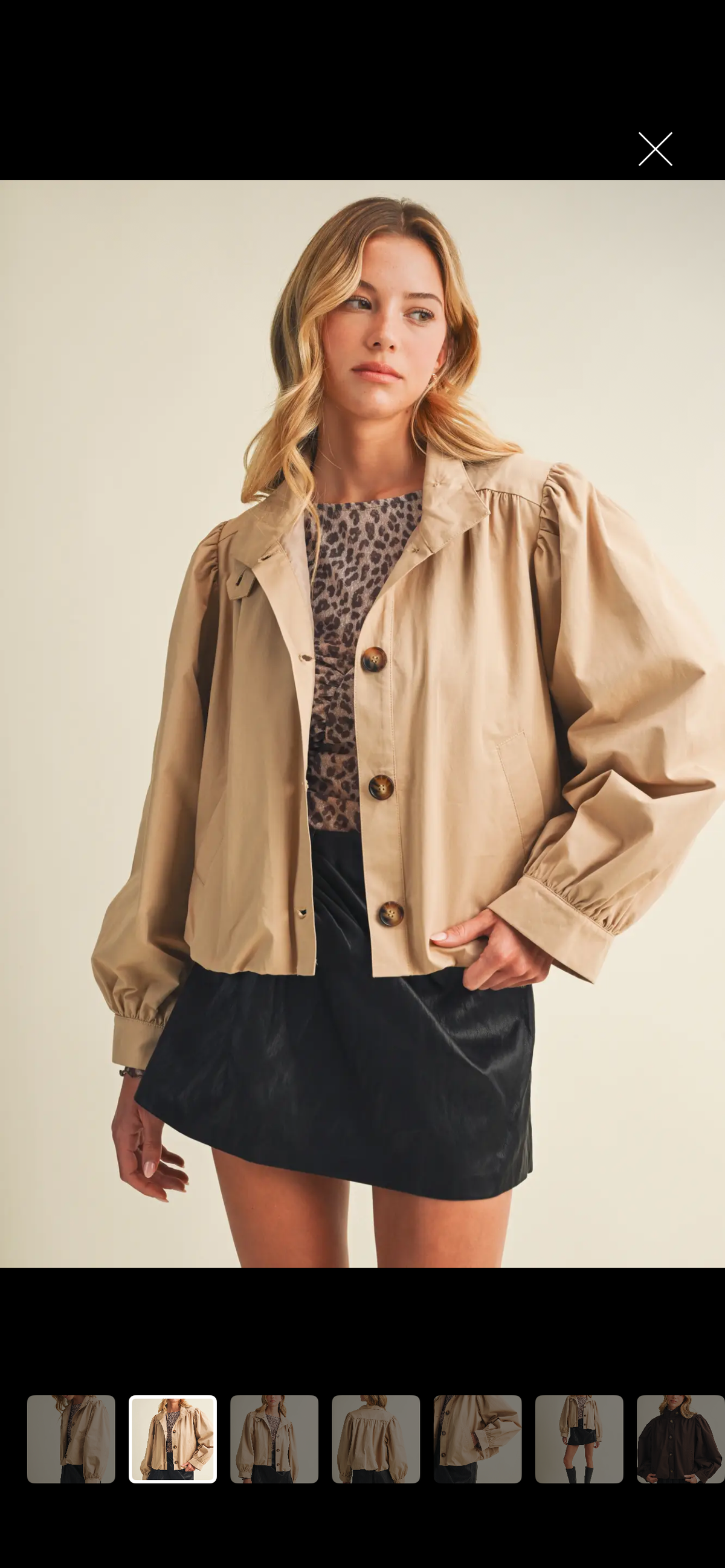 Frankie Funnel neck jacket