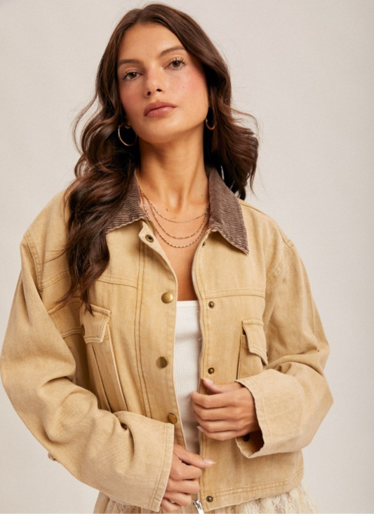 Chill in the Air Crop Jacket