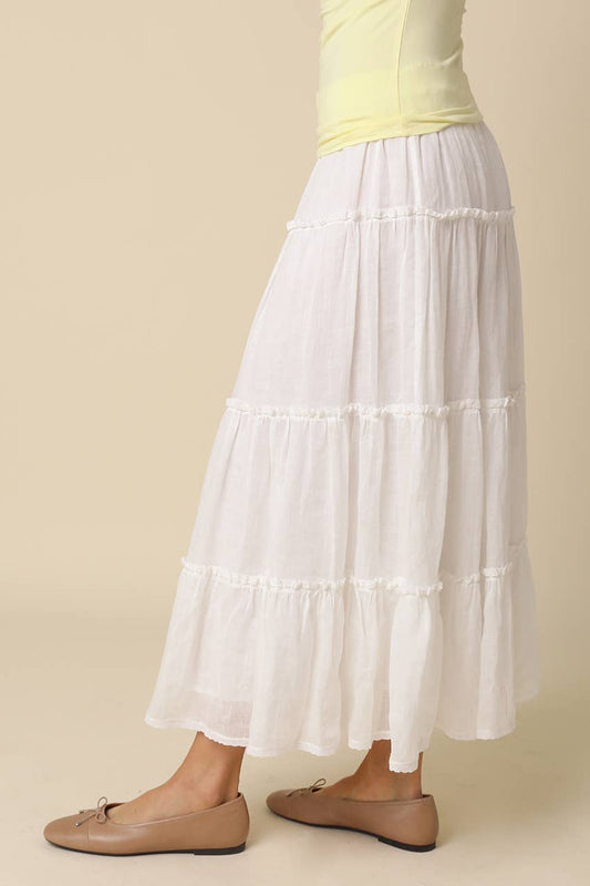 Paige Tiered Maxi Skirt