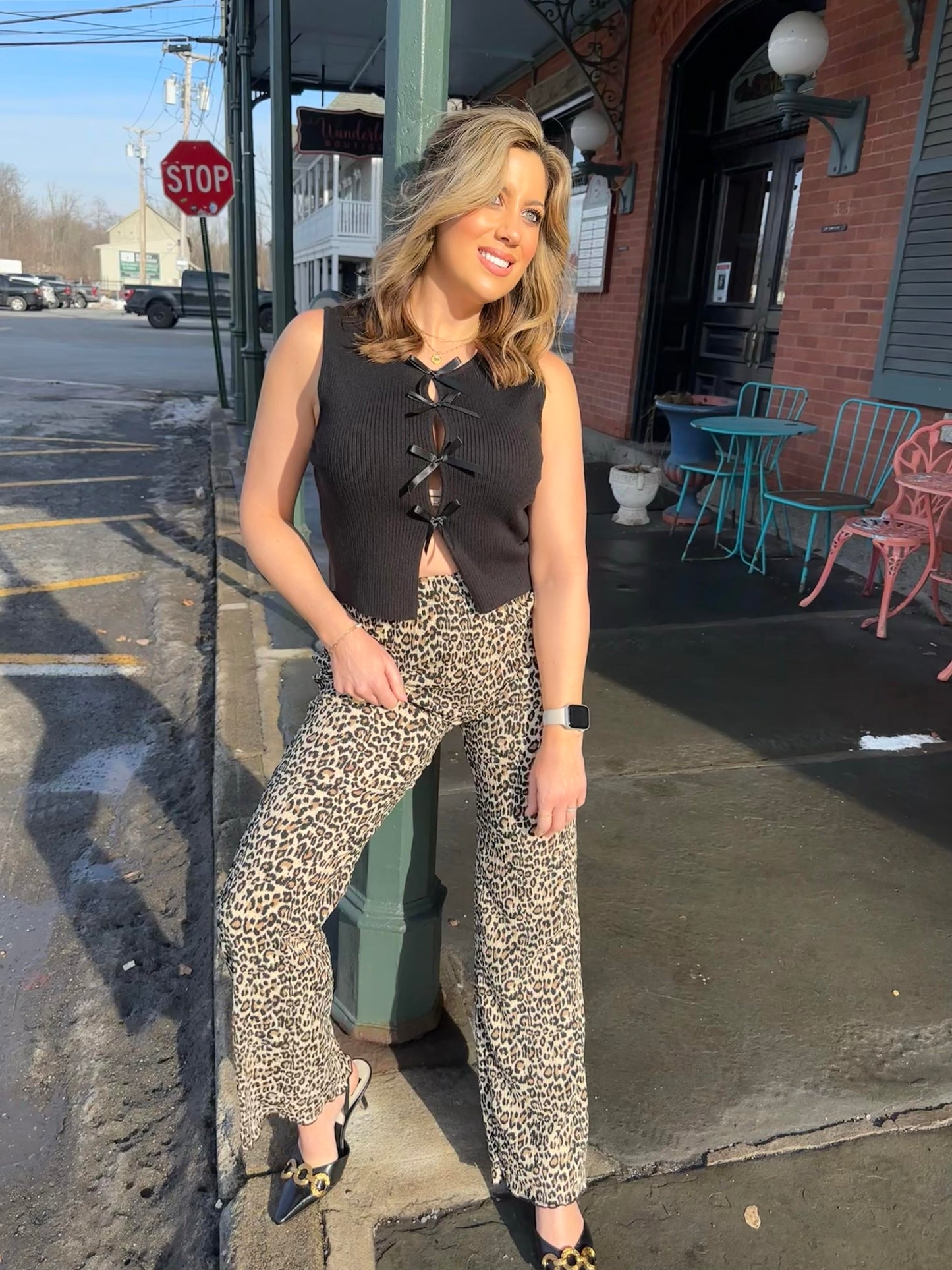 Kara Leopard Pant