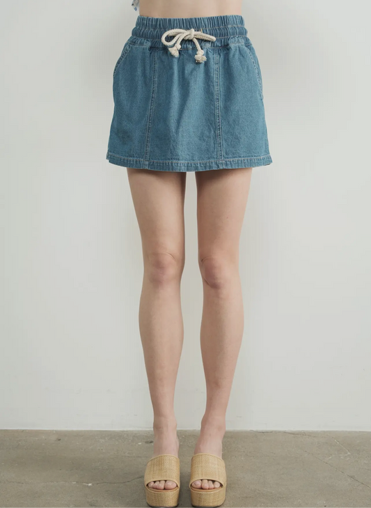 True Blue  Skort
