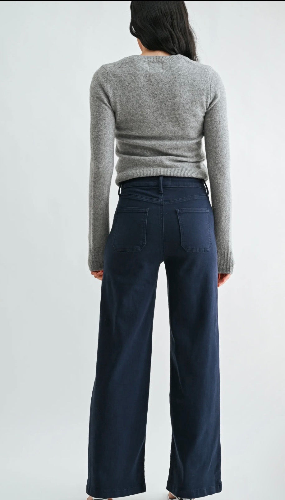 Tate Navy Patch Pocket Trousers