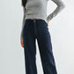 Tate Navy Patch Pocket Trousers