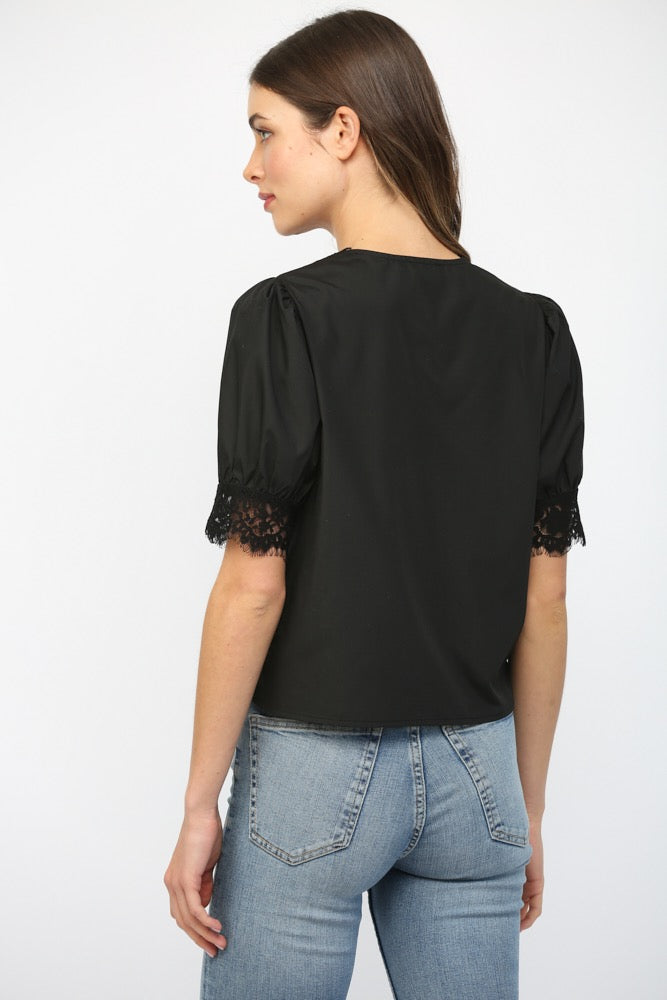 Lace Effect Blouse